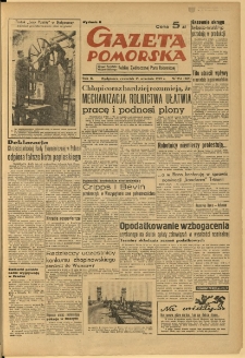Gazeta Pomorska, 1949.09.15, R.2, nr 254