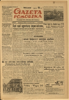 Gazeta Pomorska, 1949.09.17, R.2, nr 256