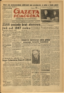Gazeta Pomorska, 1949.09.26, R.2, nr 265