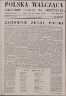 Polska Walcząca - Żołnierz Polski na Obczyźnie 1945.02.10, R. 7 nr 6