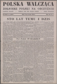 Polska Walcząca - Żołnierz Polski na Obczyźnie 1945.02.17, R. 7 nr 7