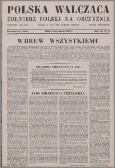 Polska Walcząca - Żołnierz Polski na Obczyźnie 1945.02.24, R. 7 nr 8