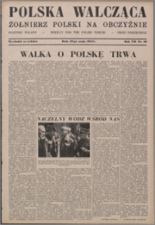 Polska Walcząca - Żołnierz Polski na Obczyźnie 1945.05.19, R. 7 nr 20