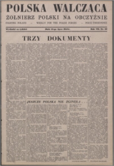 Polska Walcząca - Żołnierz Polski na Obczyźnie 1945.07.21, R. 7 nr 29