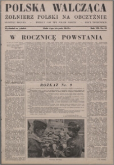 Polska Walcząca - Żołnierz Polski na Obczyźnie 1945.08.04, R. 7 nr 31