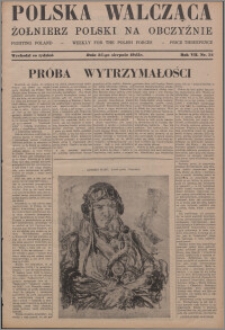 Polska Walcząca - Żołnierz Polski na Obczyźnie 1945.08.25, R. 7 nr 34