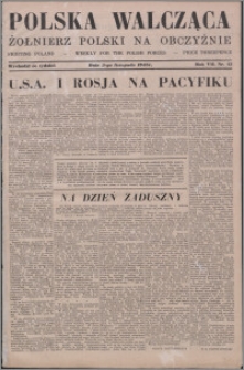 Polska Walcząca - Żołnierz Polski na Obczyźnie 1945.11.03, R. 7 nr 43