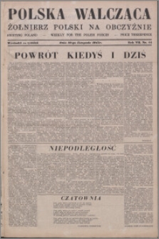 Polska Walcząca - Żołnierz Polski na Obczyźnie 1945.11.10, R. 7 nr 44