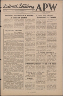 Dziennik Żołnierza APW Wydanie polowe B 1944.10.28, R. 2 nr 183