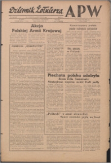Dziennik Żołnierza APW Wydanie polowe B 1944.11.04, R. 2 nr 189