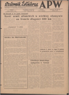 Dziennik Żołnierza APW Wydanie polowe B 1944, R. 2 nr 201