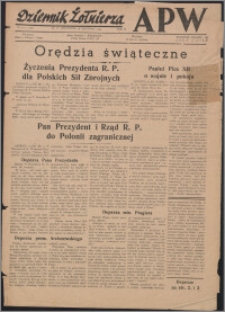 Dziennik Żołnierza APW Wydanie polowe B 1944.12.28, R. 2 nr 233