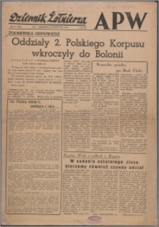 Dziennik Żołnierza APW Wydanie polowe B 1945.04.22, R. 3 nr 95