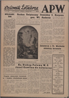Dziennik Żołnierza APW Wydanie polowe B 1946.04.20/21, R. 4 nr 95