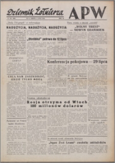 Dziennik Żołnierza APW Wydanie polowe B 1946.07.06, R. 4 nr 160