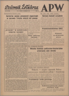 Dziennik Żołnierza APW Wydanie polowe B 1946.09.13, R. 4 nr 219