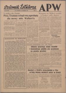 Dziennik Żołnierza APW Wydanie polowe B 1946.09.15, R. 4 nr 221