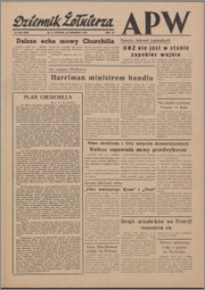 Dziennik Żołnierza APW Wydanie polowe B 1946.09.24, R. 4 nr 228