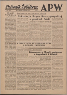 Dziennik Żołnierza APW Wydanie polowe B 1946.09.26, R. 4 nr 230