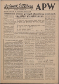Dziennik Żołnierza APW Wydanie polowe B 1946.10.02, R. 4 nr 235