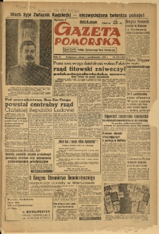Gazeta Pomorska, 1949.10.01, R.2, nr 270