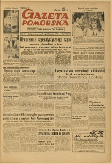 Gazeta Pomorska, 1949.10.06, R.2, nr 275