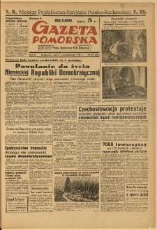 Gazeta Pomorska, 1949.10.08, R.2, nr 277