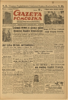 Gazeta Pomorska, 1949.10.11, R.2, nr 280