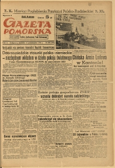 Gazeta Pomorska, 1949.10.16, R.2, nr 285