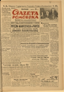 Gazeta Pomorska, 1949.10.28, R.2, nr 297