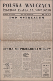 Polska Walcząca - Żołnierz Polski na Obczyźnie 1946.02.23, R. 8 nr 8