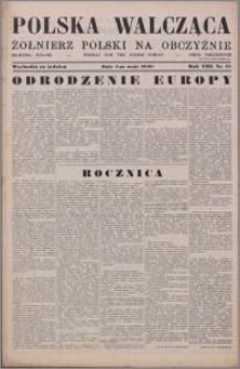Polska Walcząca - Żołnierz Polski na Obczyźnie 1946.05.04, R. 8 nr 18