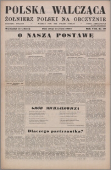 Polska Walcząca - Żołnierz Polski na Obczyźnie 1946.09.28, R. 8 nr 39