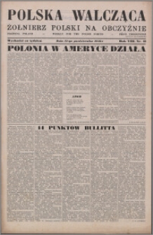 Polska Walcząca - Żołnierz Polski na Obczyźnie 1946.10.12, R. 8 nr 41