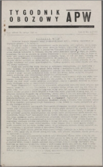 Tygodnik Obozowy APW 1945, R. 2 nr 8 (48)