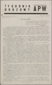 Tygodnik Obozowy APW 1945, R. 2 nr 9 (49)