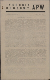 Tygodnik Obozowy APW 1945, R. 2 nr 12 (52)