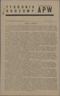 Tygodnik Obozowy APW 1945, R. 2 nr 30 (70)