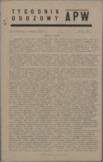 Tygodnik Obozowy APW 1945, R. 2 nr 31 (71)