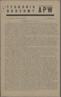 Tygodnik Obozowy APW 1945, R. 2 nr 33 (73)