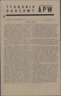 Tygodnik Obozowy APW 1945, R. 2 nr 35 (75)
