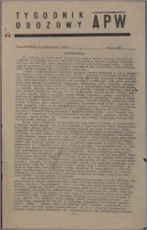 Tygodnik Obozowy APW 1945, R. 2 nr 42 (82)