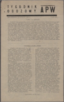 Tygodnik Obozowy APW 1945, R. 2 nr 45 (85)
