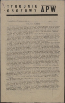 Tygodnik Obozowy APW 1945, R. 2 nr 47 (87)