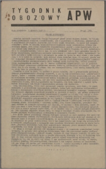 Tygodnik Obozowy APW 1945, R. 2 nr 49 (89)