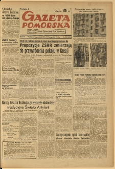 Gazeta Pomorska, 1949.11.21, R.2, nr 321