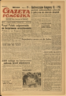 Gazeta Pomorska, 1949.11.27, R.2, nr 327