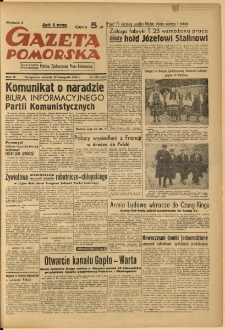 Gazeta Pomorska, 1949.11.29, R.2, nr 329