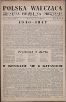 Polska Walcząca - Żołnierz Polski na Obczyźnie 1947.01.11, R. 9 nr 2