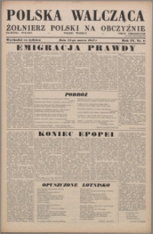 Polska Walcząca - Żołnierz Polski na Obczyźnie 1947.03.22, R. 9 nr 11